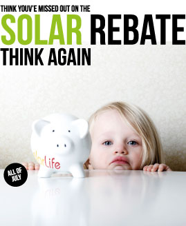 solar rebate advert